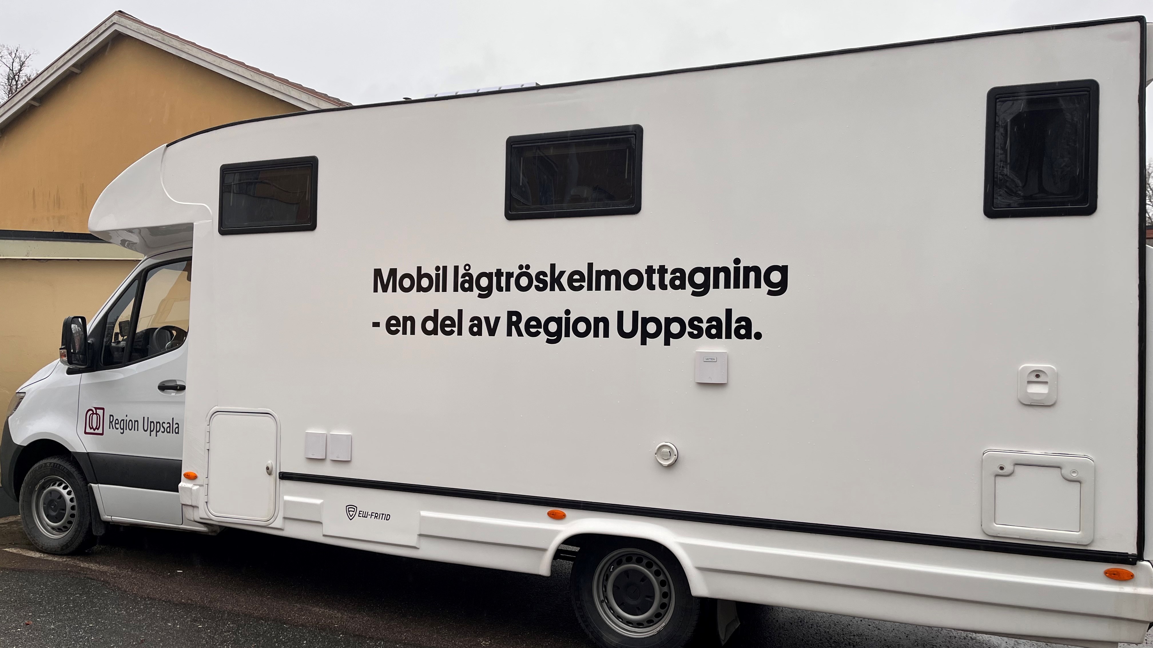 Den mobila mottagningen ger region Uppsala möjlighet att ge vård till människor i social utsatthet i hela Uppsala län. Foto: Damian Riveira Linares