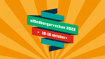 Logotyp e-medborgarveckan 2022