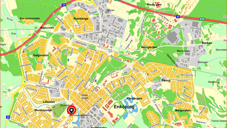 Enköping Karta | Göteborg Karta