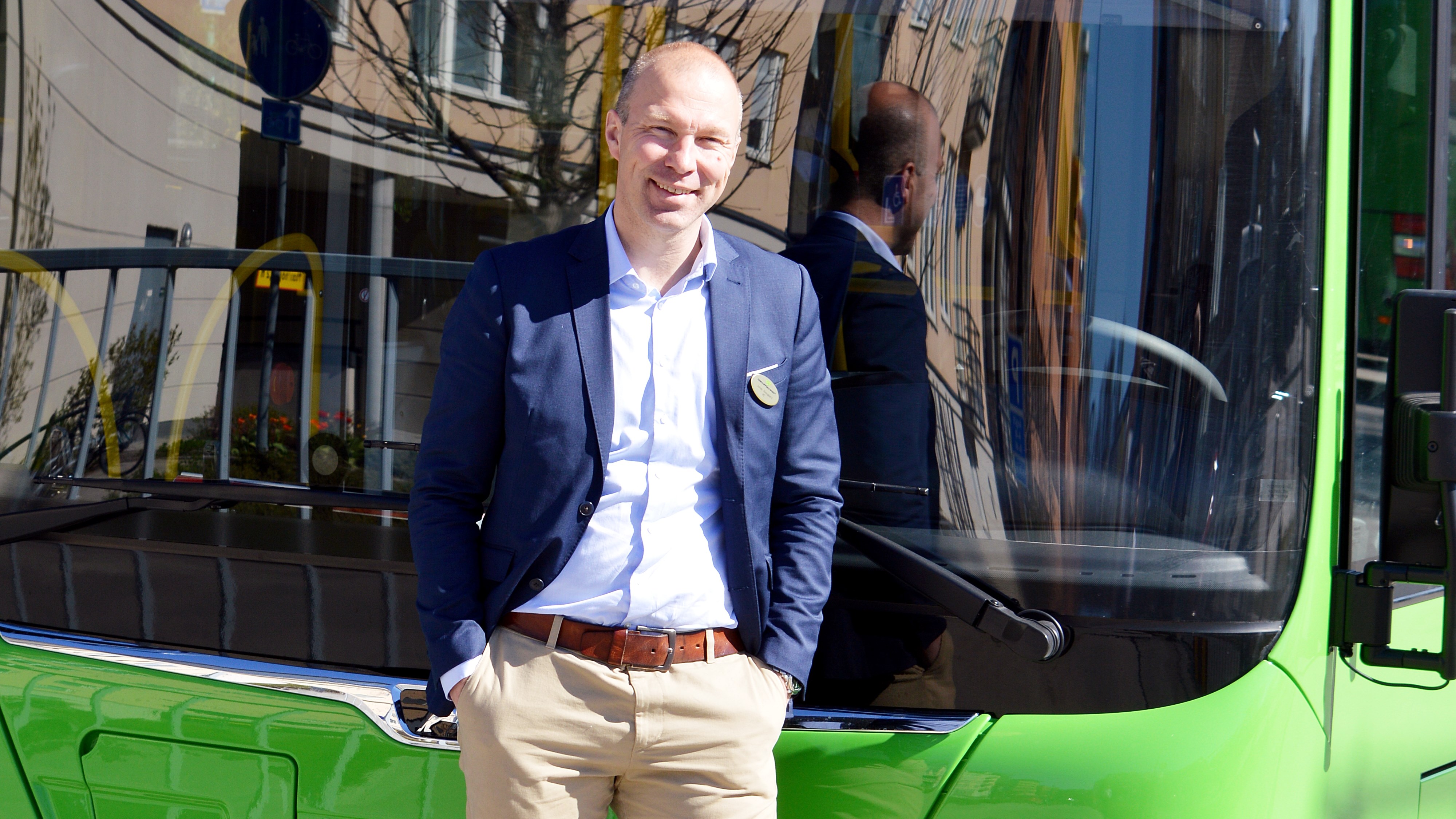 ​Jonas Skovgaard, ny VD för Gamla Uppsala Buss AB (GUB).