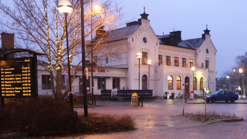 Resecentrum i Enköping.
