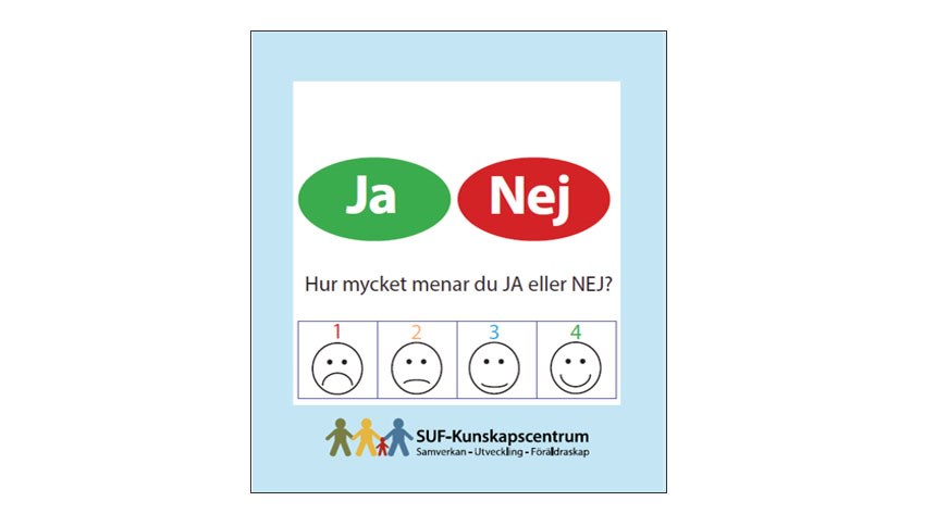 Visuellt stöd Ja eller Nej.