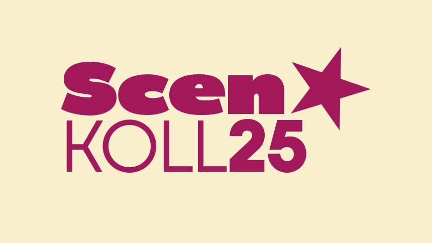 Logotyp med texten scenkoll25