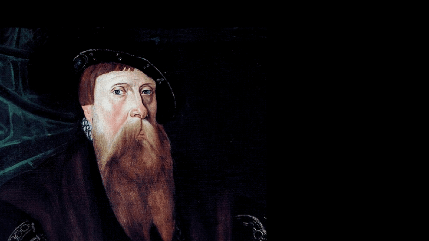 Målat porträtt av Gustav Vasa
